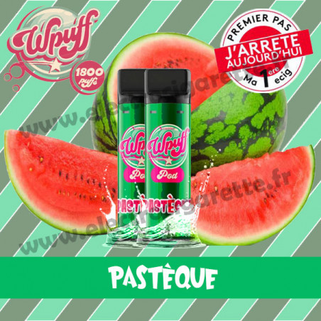 2 x Pods Pastèque - Wpuff 1800/Liquideo