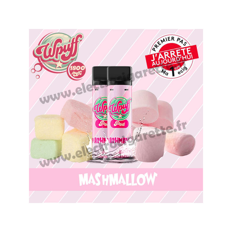 2 x Pods Mashmalow - Wpuff 1800/Liquideo