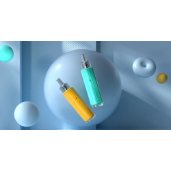 KIT DORIC Q POD 12W 800MAH 2ML VOOPOO visuel jaune et indigo