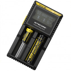 Chargeur Digicharger D2 Nitecore - Ecran LCD - Avec Accu