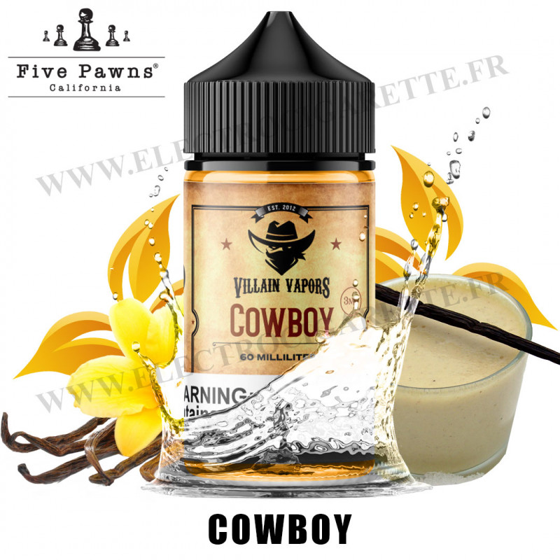 Cowboy - Villain Vapors - Five Pawns - 50ml - 0mg
