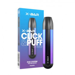 Batterie Solo - X-Bar Click Puff - 500 mAh - Purple Sky