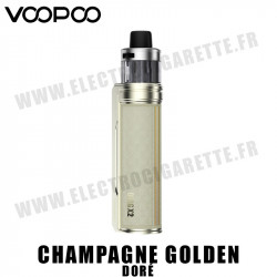 Kit Drag X2 Pod - 80W - 1 accu 18650 - Voopoo - Champagne Golden