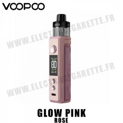 Kit Drag X2 Pod - 80W - 1 accu 18650 - Voopoo - Glow Pink