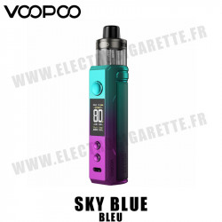 Kit Drag X2 Pod - 80W - 1 accu 18650 - Voopoo - Sky Blue