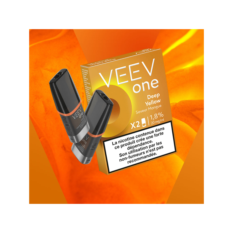 Paquet de 2 Pods pré-remplis Veev One Deep Yellow - Veev