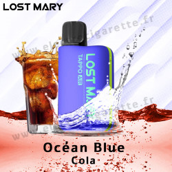 Kit Tappo Air avec Pod 2ml - 750 mAh - Lost Mary - Océan Blue - Cola