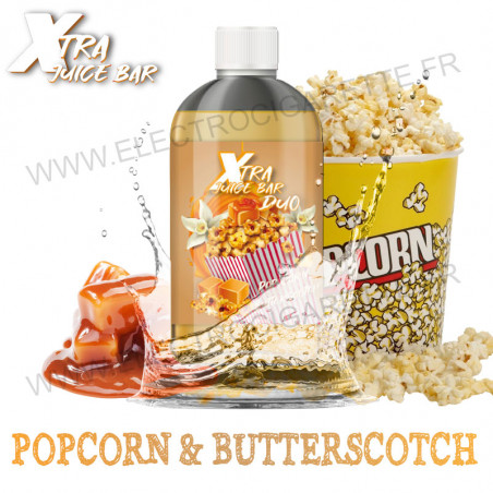 Pop Corn Butterscotch - Duo - Juice Bar Xtra - 1 litre