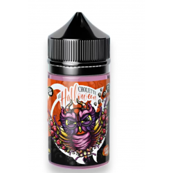 Bouteille d'E-liquide 'Le Chouette Halloween' de Vape Institut, 50 ml, avec chouette décorée Halloween.