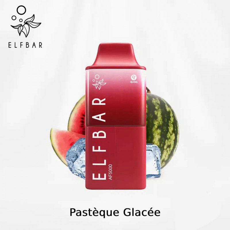 Pastèque Glacée - AF5000 - Elfbar - Pod 2ml et Bouteille 10ml
