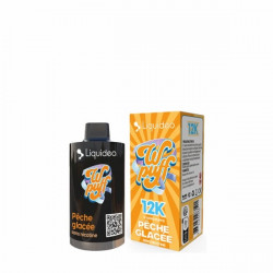 Cartouche Pod Wpuff 12K 00mg - Pêche Glacée - Liquideo - boite + cartouche