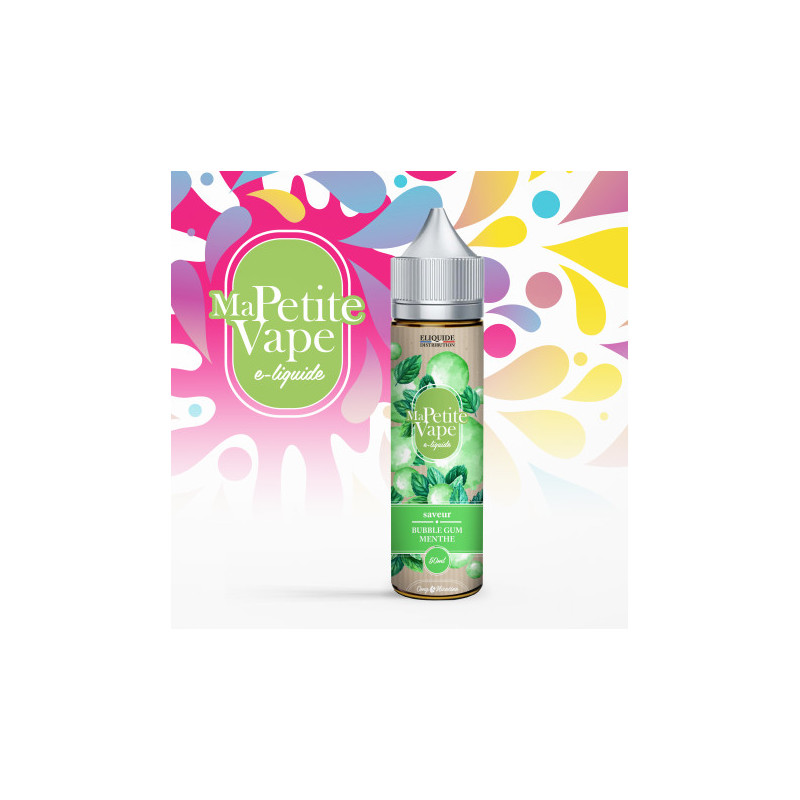 E-liquide Bubble Gum Menthe 50ml - Ma Petite Vape