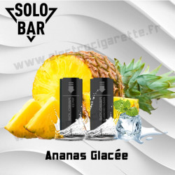 Ananas Glacé Pack de 2 Pods Solobar 2400 2ml 20mg