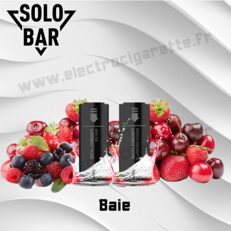 Baie Pack de 2 Pods Solobar 2400 2ml 20mg