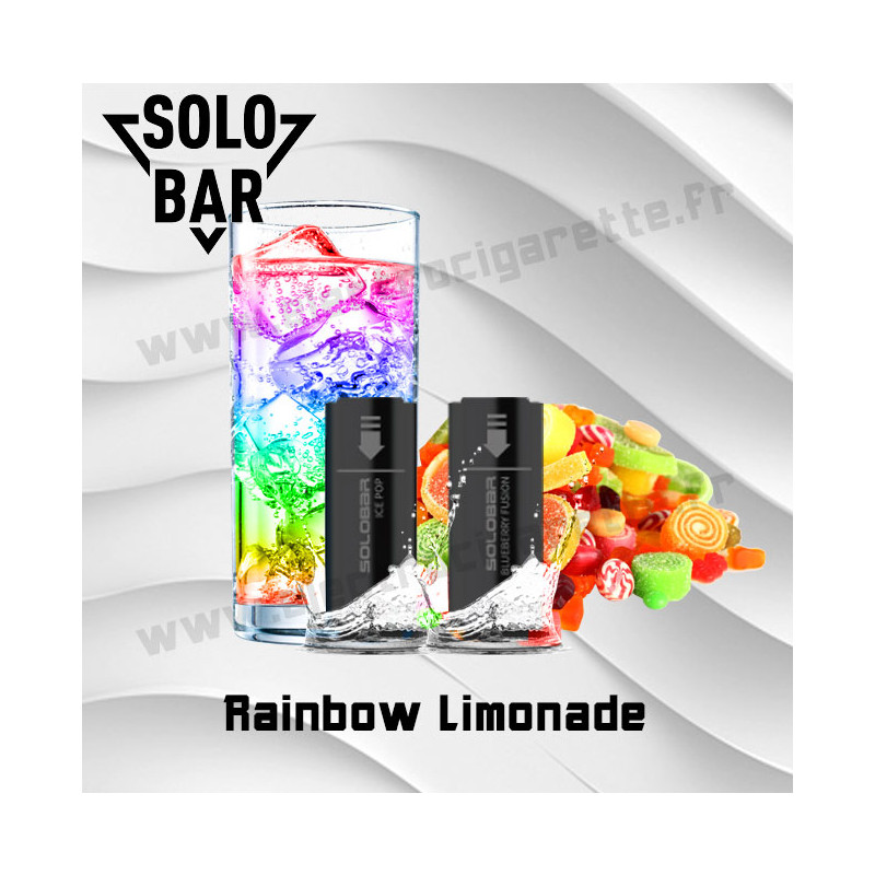 Rainbow Limonade Pack de 2 Pods Solobar 2400 2ml 20mg