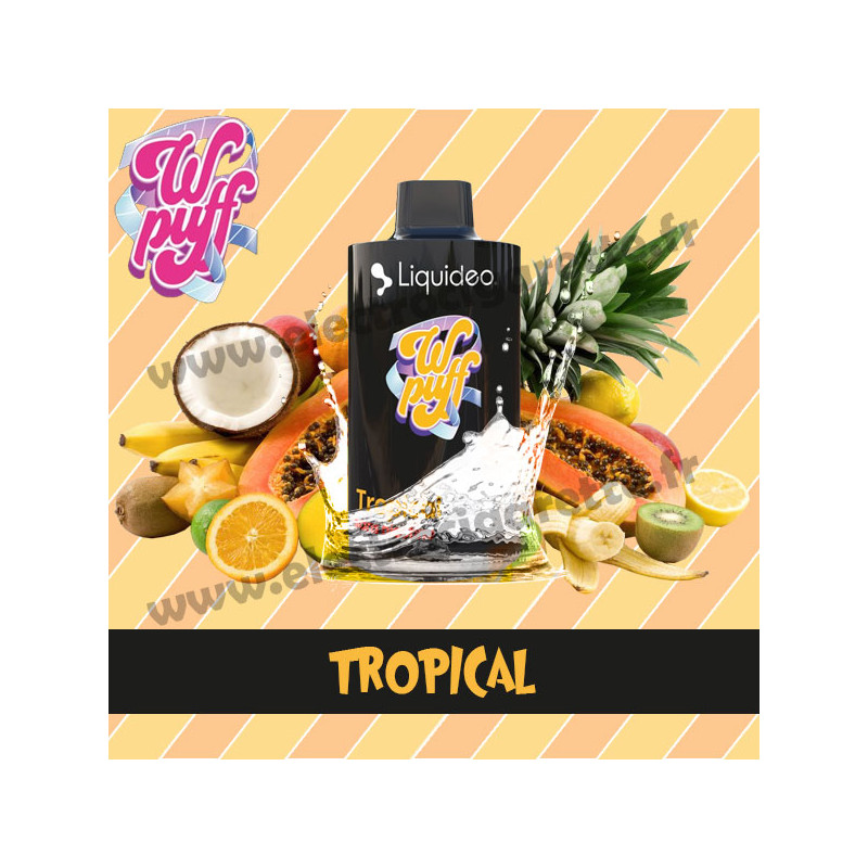 Cartouche Pod Wpuff 12K (12000 Puff) 00mg - Tropical - Liquideo