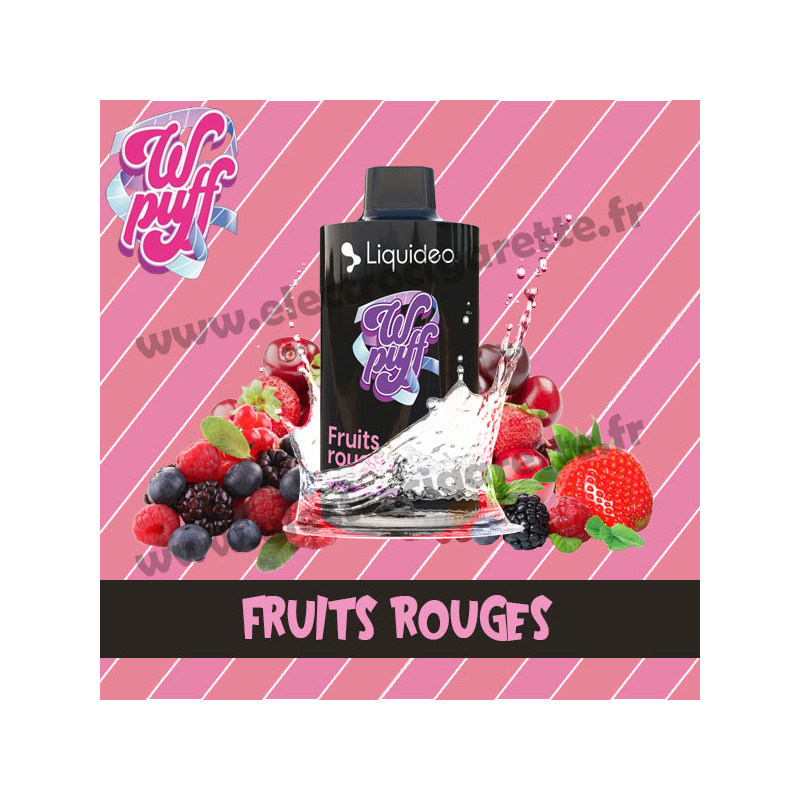 Cartouche Pod Wpuff 12K 00mg - Fruits Rouges - Liquideo