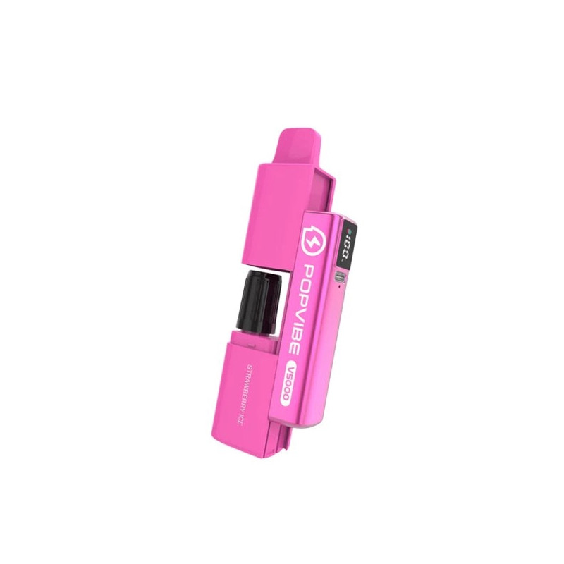 5000 Puff Strawberry Ice -V5000 by Popvibe 20mg