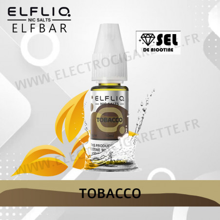 Tobacco - Elfliq - Elfbar - 10ml - Recharge eliquide