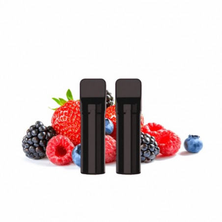 Ensemble Prodigy par Vape Maker avec arômes de fruits rouges incluant fraise, framboise, et myrtille