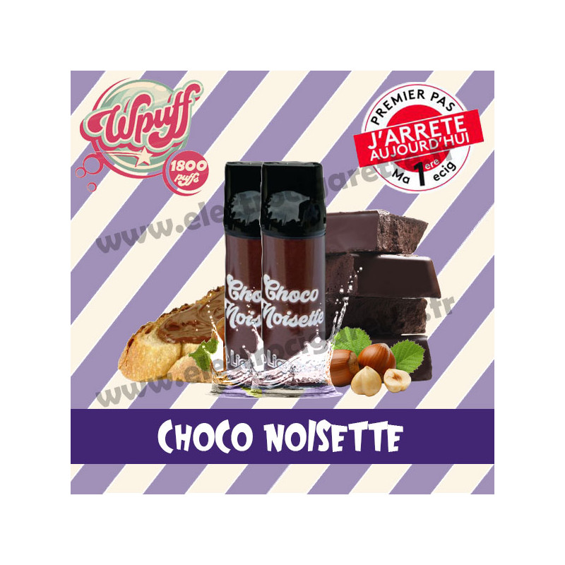 2 x Choco Noisette - Wpuff 1800/Liquideo