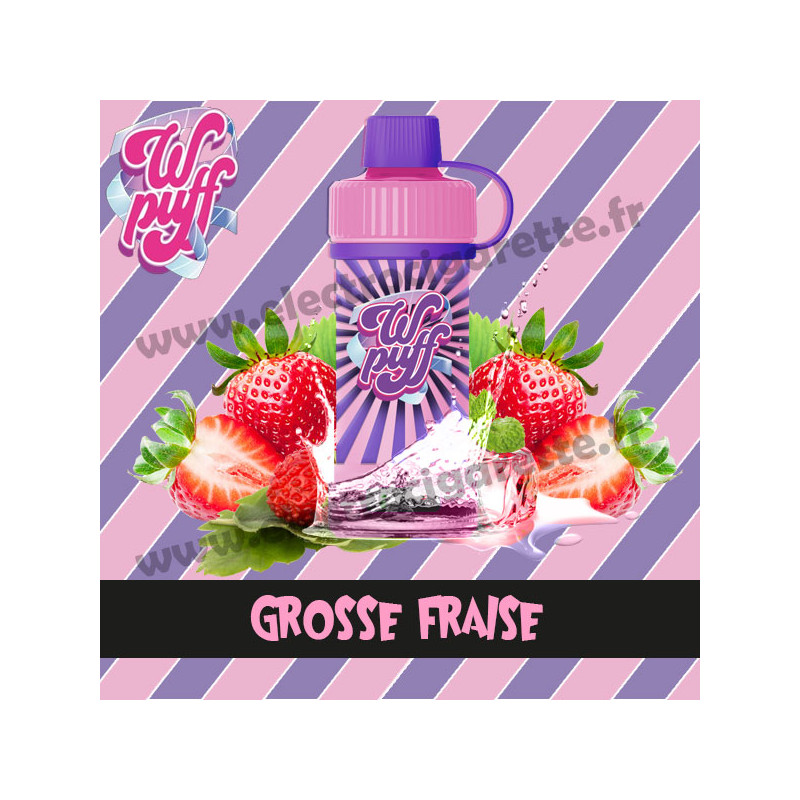 Kit Batterie avec Cartouche Pod Wpuff 12K 00mg - Grosse Fraise - Liquideo