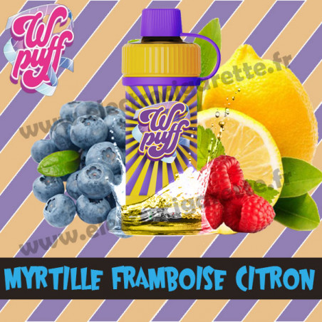 Kit Batterie avec Cartouche Pod Wpuff 12K 00mg - Myrtille Framboise Citron - Liquideo