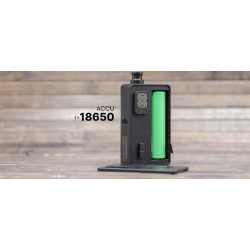 Cigarette électronique avec batterie 18650 amovible - autonomie puissante pour un vapotage prolongé