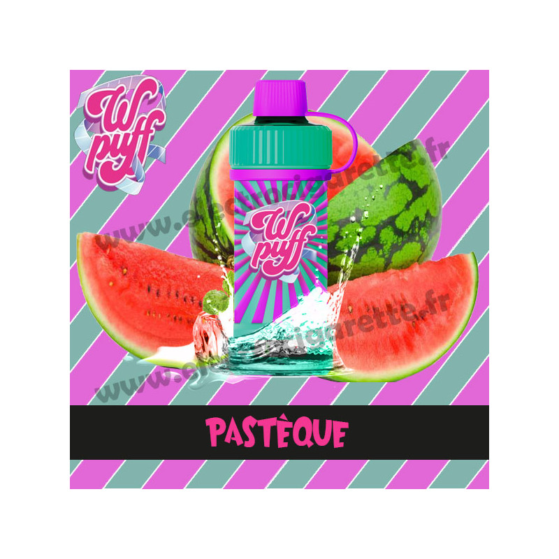 Kit Batterie avec Cartouche Pod Wpuff 12K 00mg - Pastèque - Liquideo