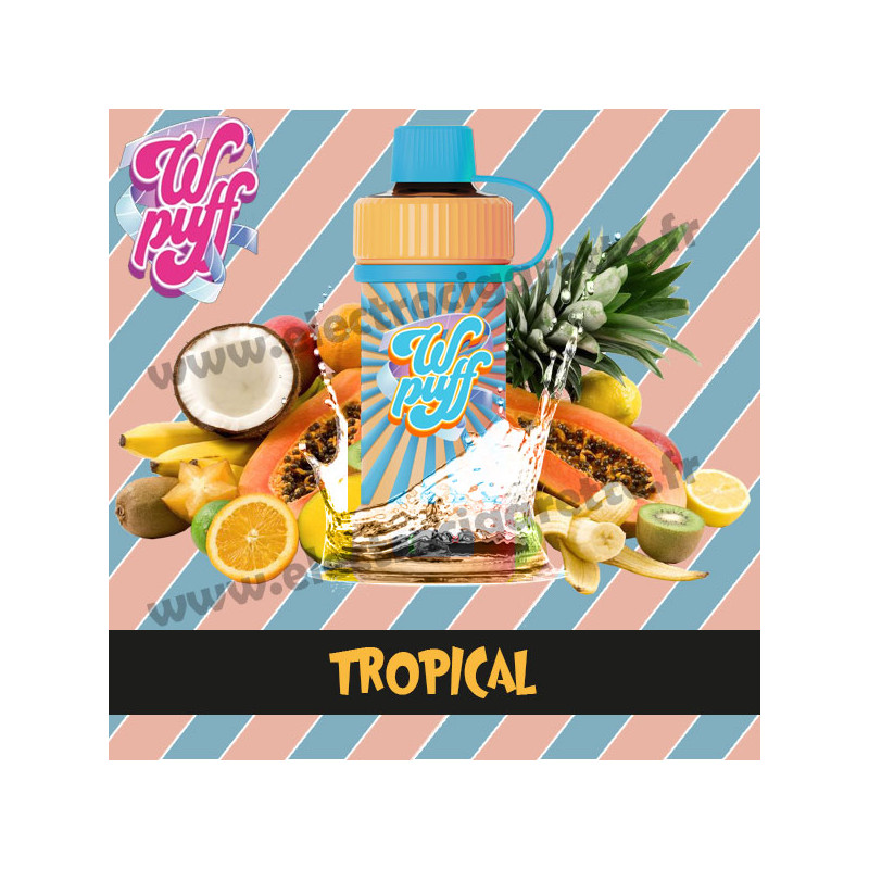 Kit Batterie avec Cartouche Pod Wpuff 12K 00mg - Tropical - Liquideo