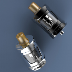 Atomiseur Zenith II noir et metal moderne