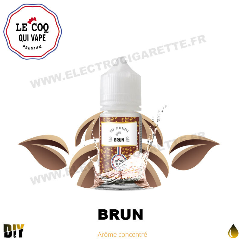 Concentré Brun 30ml Coq Classique - Le Coq qui Vape