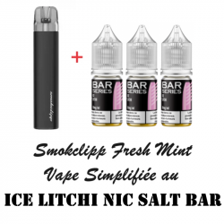 Smokclipp Fresh Mint - Vape Simplifiée au Litchi Glacé