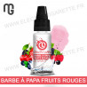 Pack de 5 x Barbe à Papa - Fruit Rouge - Crazy Labs - MG Vape - 10 ml