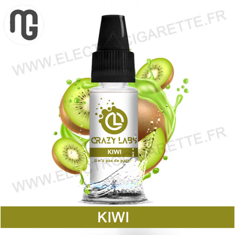 Pack de 5 x Kiwi - Crazy Labs - MG Vape - 10 ml