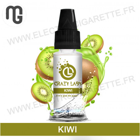 Pack de 5 x Kiwi - Crazy Labs - MG Vape - 10 ml