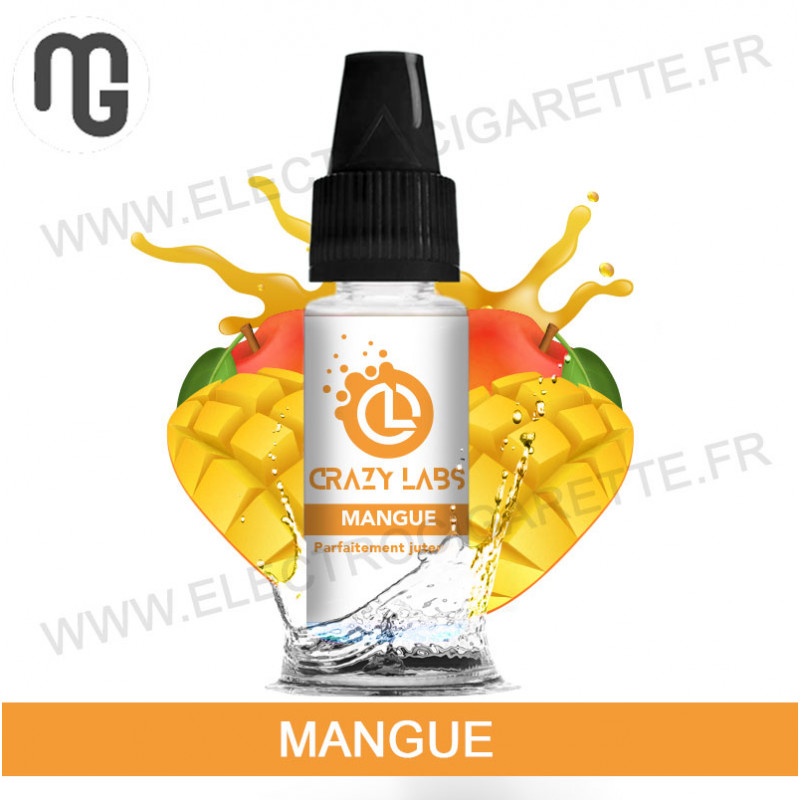 Pack de 5 x Mangue - Crazy Labs - MG Vape - 10 ml