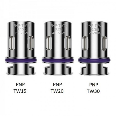 Pack de 5 x Résistances PnP TW - Voopoo