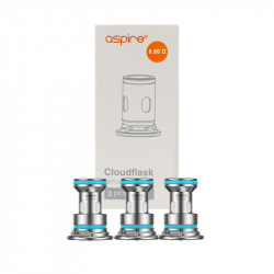 Pack de 3 Résistances Cloudflask Aspire 0.60 ohm
