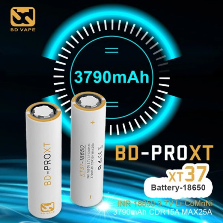 Accu High-End BD-PRO XT37 18650 3790mAh - BD Vape