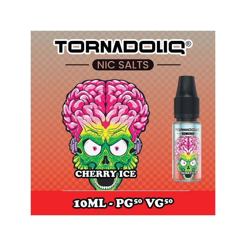 Publicité graphique TornadoLiq Cherry Ice