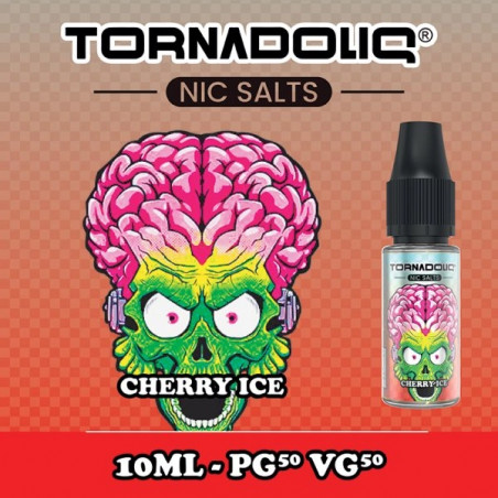 Publicité graphique TornadoLiq Cherry Ice
