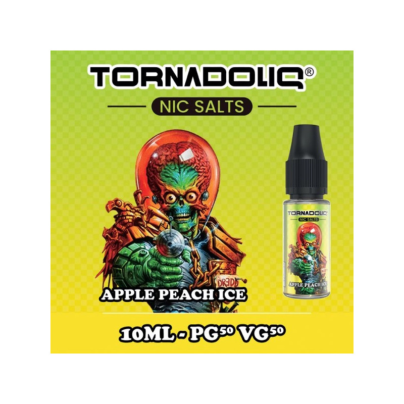 Publicité TornadoLiq pomme pêche glacée