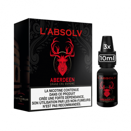 Aberdeen L'Absolv Vape Cellar 3x10mL - Disponible en 3, 6, 11, 16mg