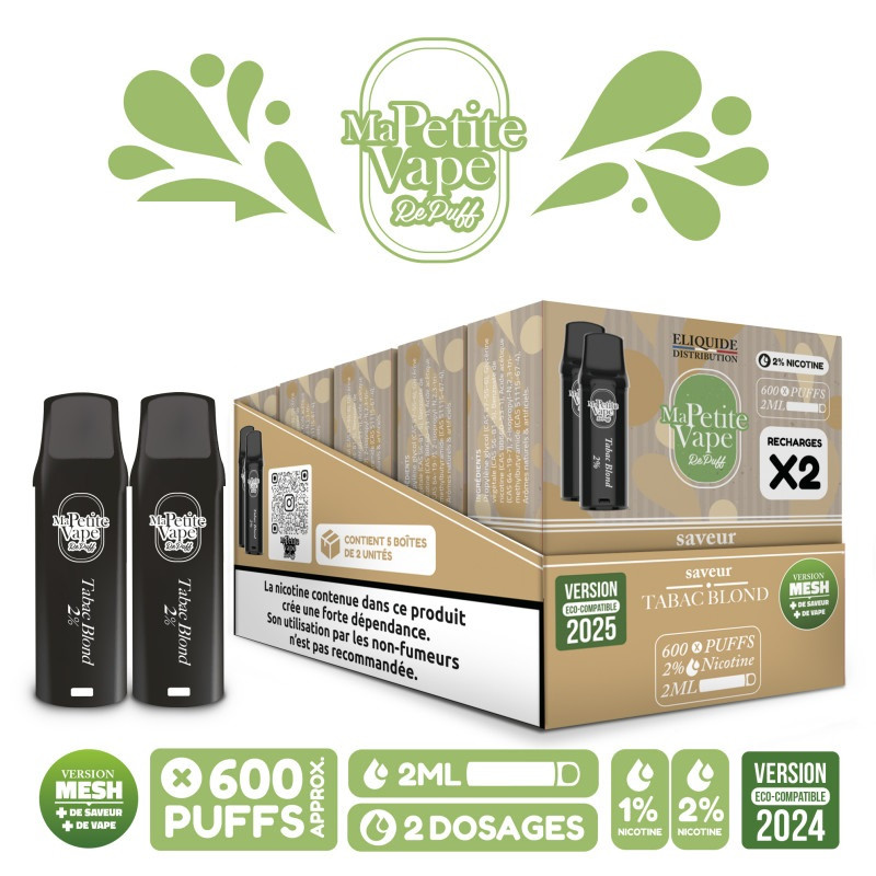 Tabac Blond - Pod RePuff - Ma petite vape - Pod