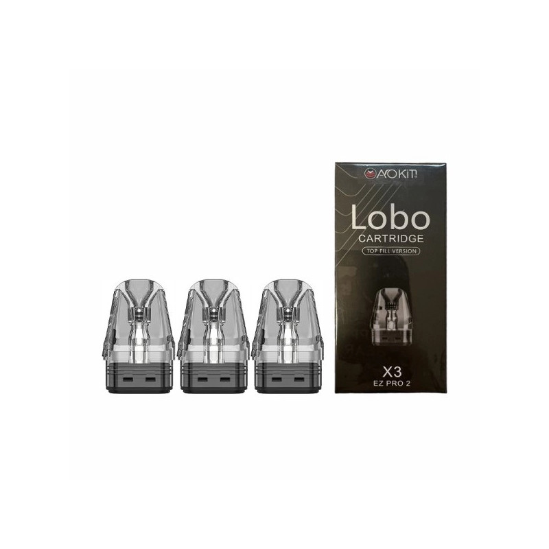 Cartouches Lobo 0.6ohm 2ml (3pcs) - Aokit boite