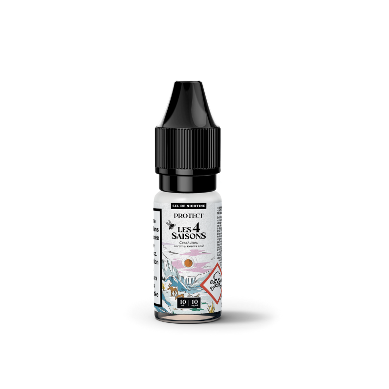 Cacahuetes Caramel Beurre Sale Sel de Nicotine Hiver Protect 10ml 10mg