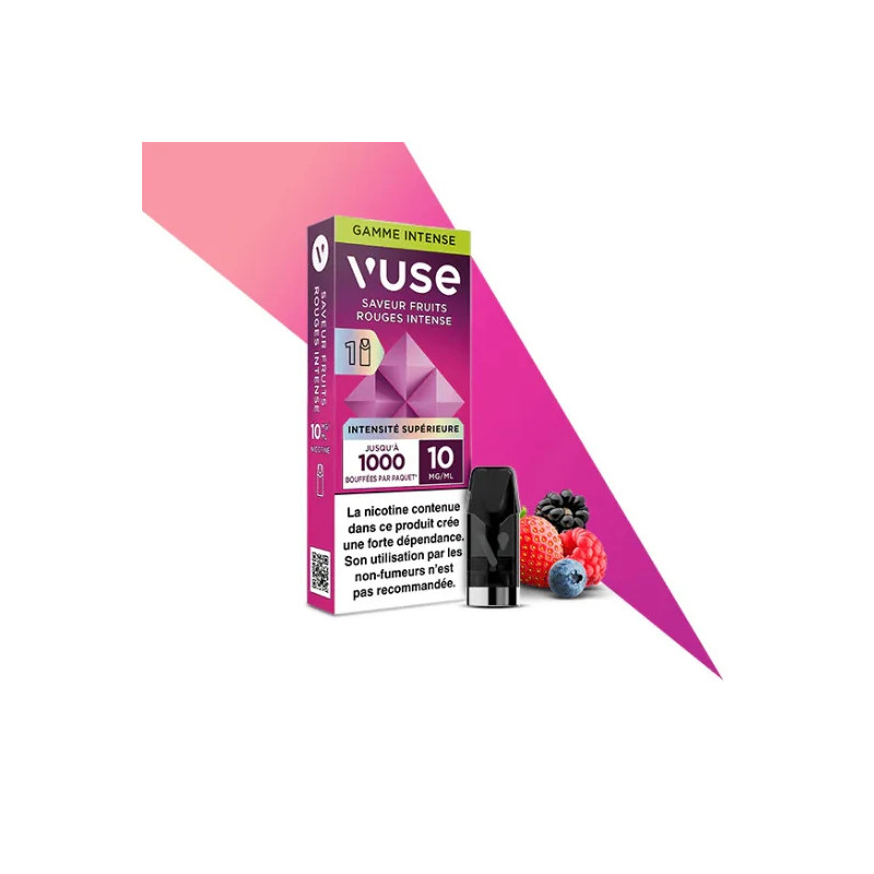 Fruits Rouges - Capsule ePod Vuse Gamme Intense - 10mg - 2ml - 1 pod