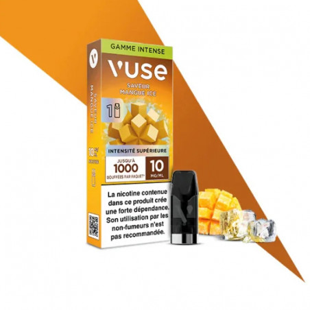 Mangue Ice - Capsule ePod Vuse Gamme Intense - 10mg - 2ml - 1 pod