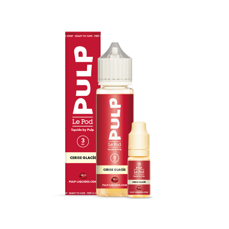 Pack 60ml Cerise Glacee Le Pod Liquide Pulp 3mg